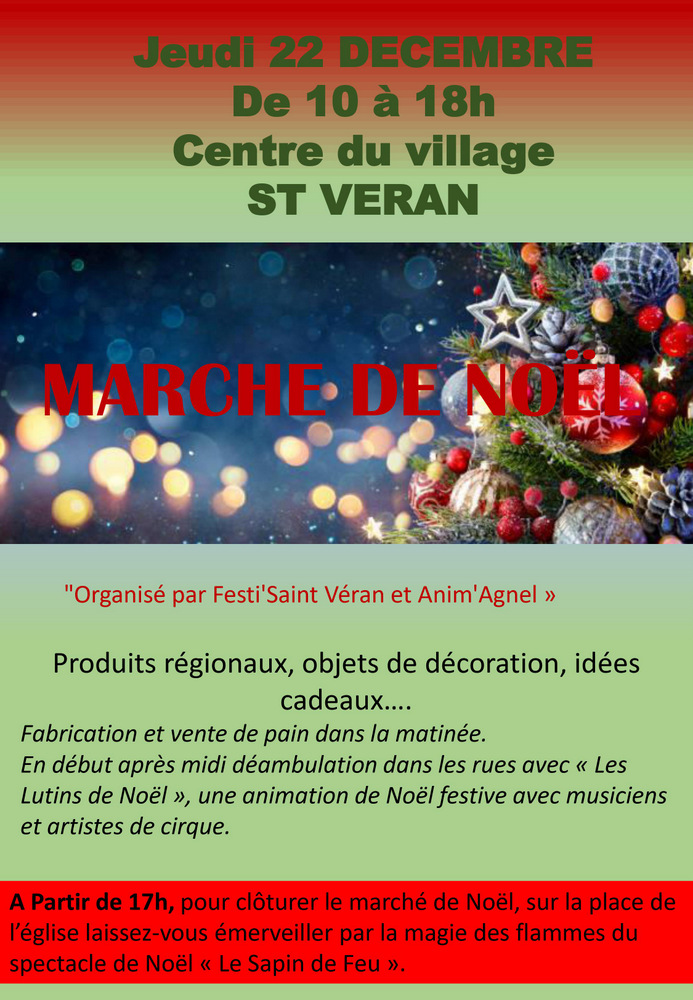 Affiche marche de noel 2022